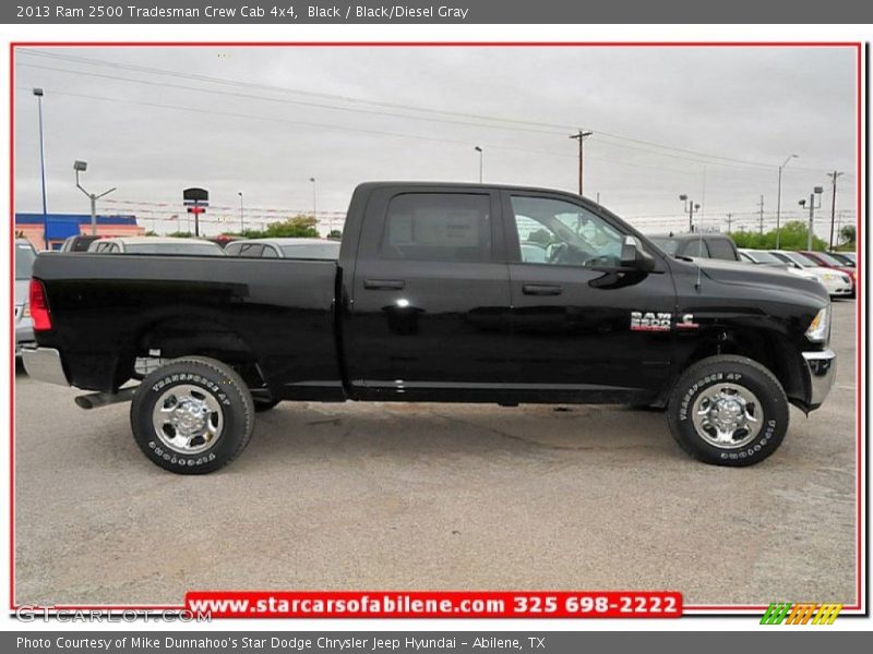 Black / Black/Diesel Gray 2013 Ram 2500 Tradesman Crew Cab 4x4