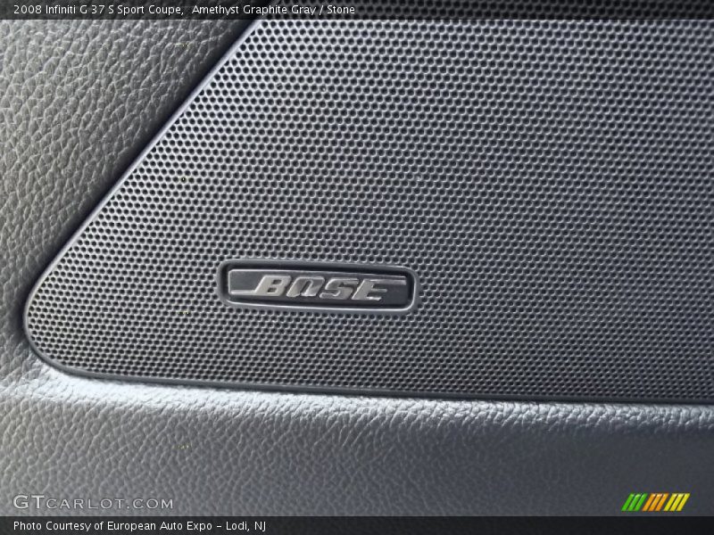 Amethyst Graphite Gray / Stone 2008 Infiniti G 37 S Sport Coupe