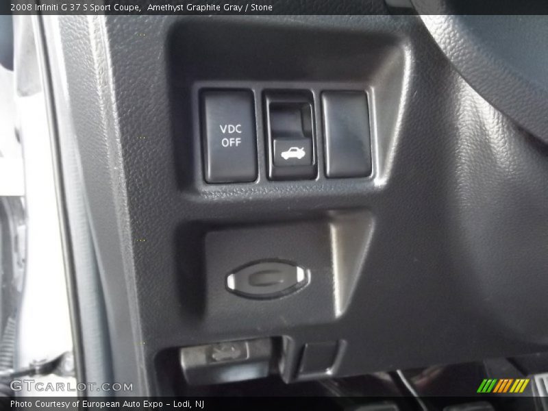 Amethyst Graphite Gray / Stone 2008 Infiniti G 37 S Sport Coupe
