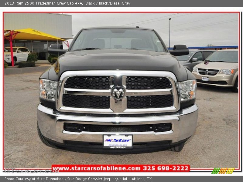 Black / Black/Diesel Gray 2013 Ram 2500 Tradesman Crew Cab 4x4