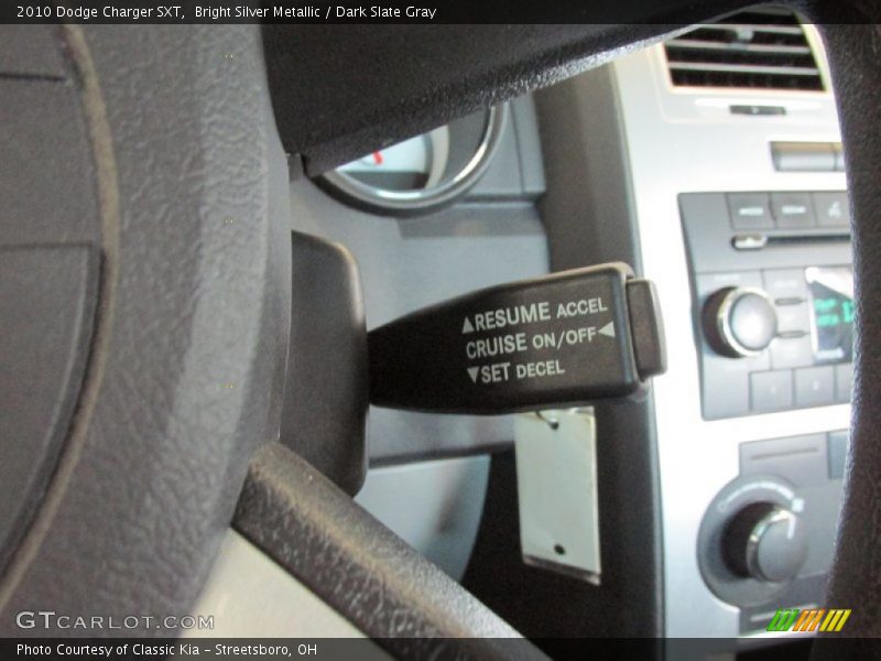 Bright Silver Metallic / Dark Slate Gray 2010 Dodge Charger SXT