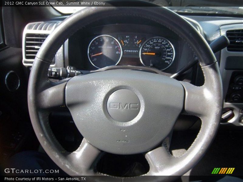 Summit White / Ebony 2012 GMC Canyon SLE Crew Cab