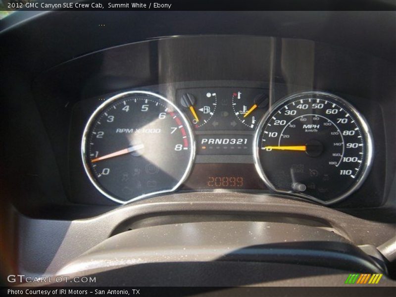 Summit White / Ebony 2012 GMC Canyon SLE Crew Cab