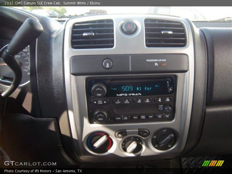 Summit White / Ebony 2012 GMC Canyon SLE Crew Cab