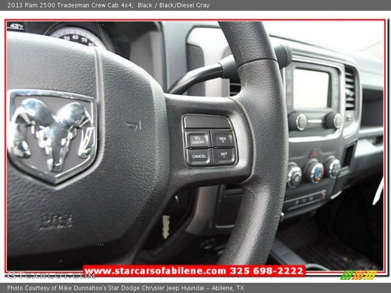 Black / Black/Diesel Gray 2013 Ram 2500 Tradesman Crew Cab 4x4