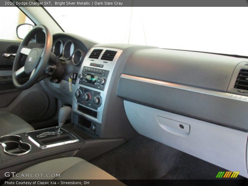 Bright Silver Metallic / Dark Slate Gray 2010 Dodge Charger SXT