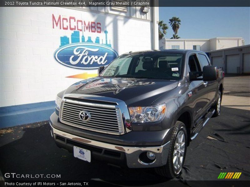Magnetic Gray Metallic / Graphite 2012 Toyota Tundra Platinum CrewMax 4x4