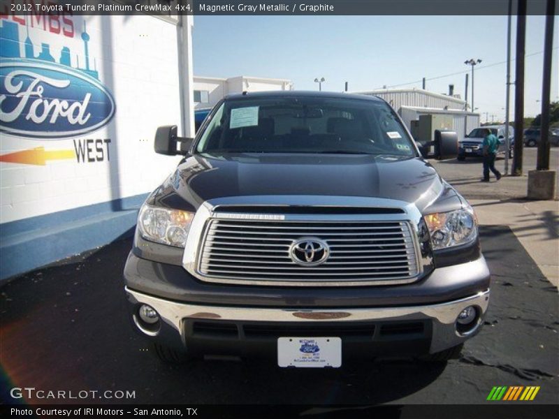 Magnetic Gray Metallic / Graphite 2012 Toyota Tundra Platinum CrewMax 4x4