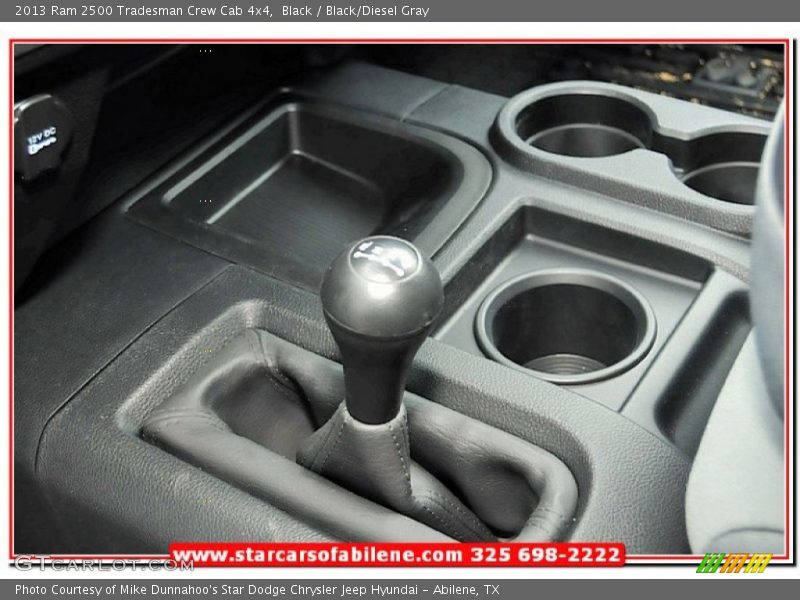 Black / Black/Diesel Gray 2013 Ram 2500 Tradesman Crew Cab 4x4