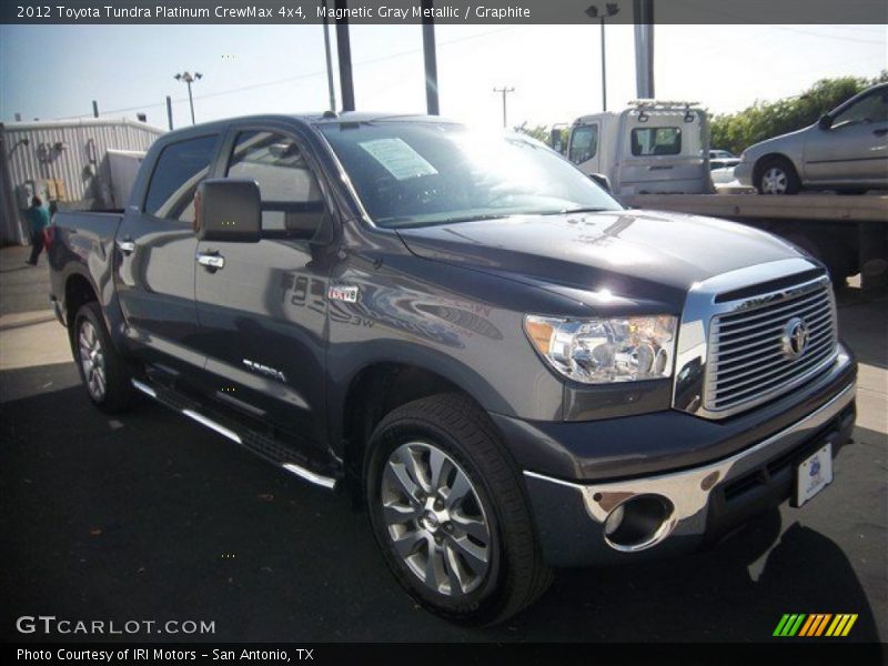 Magnetic Gray Metallic / Graphite 2012 Toyota Tundra Platinum CrewMax 4x4