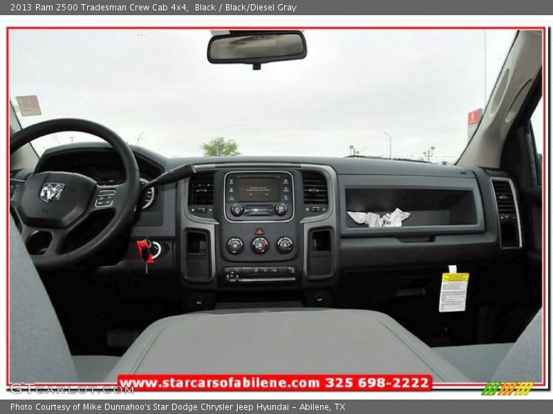 Black / Black/Diesel Gray 2013 Ram 2500 Tradesman Crew Cab 4x4