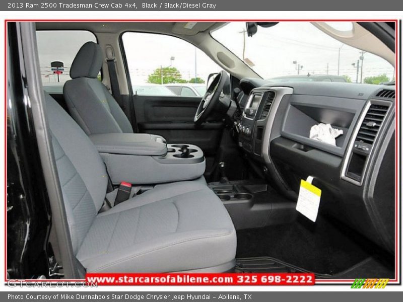 Black / Black/Diesel Gray 2013 Ram 2500 Tradesman Crew Cab 4x4