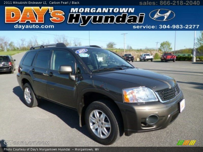Carbon Pearl / Black 2011 Mitsubishi Endeavor LS
