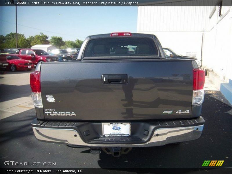Magnetic Gray Metallic / Graphite 2012 Toyota Tundra Platinum CrewMax 4x4