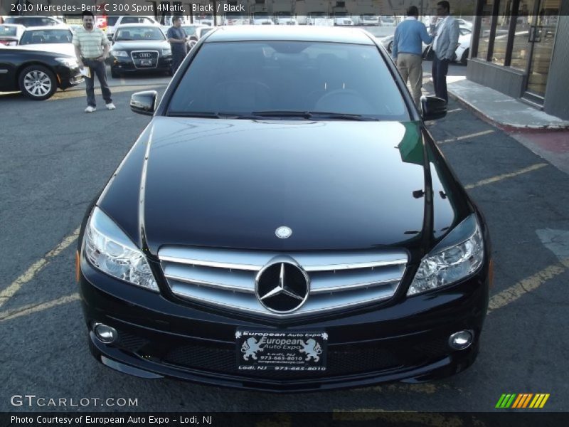 Black / Black 2010 Mercedes-Benz C 300 Sport 4Matic