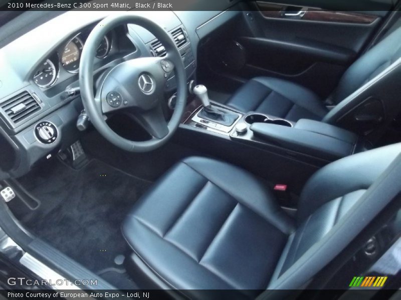 Black Interior - 2010 C 300 Sport 4Matic 