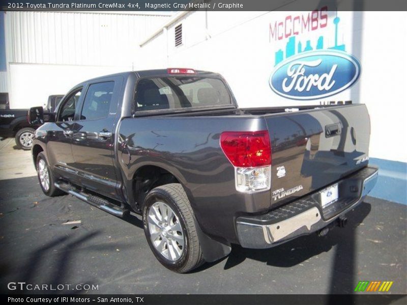 Magnetic Gray Metallic / Graphite 2012 Toyota Tundra Platinum CrewMax 4x4