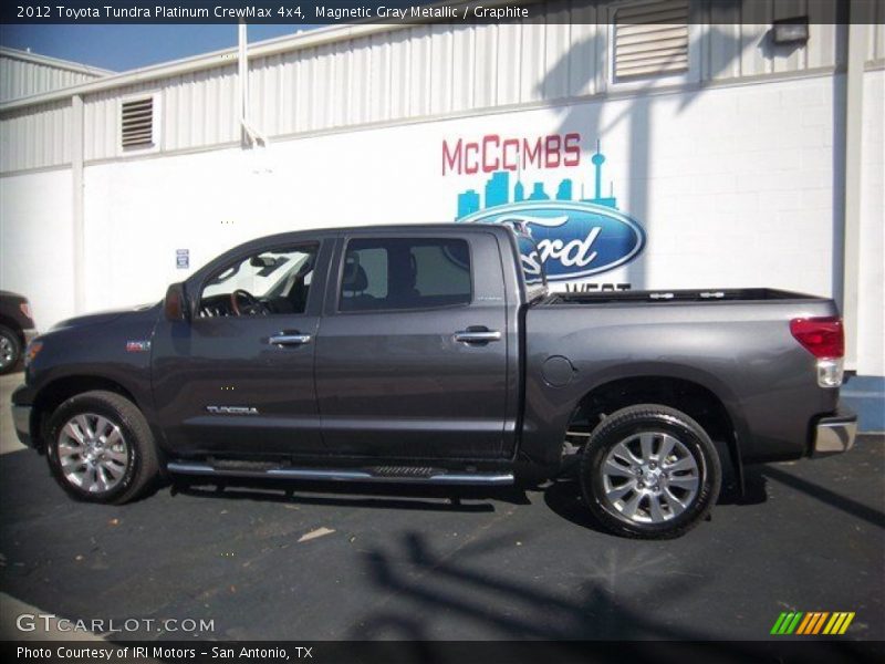 Magnetic Gray Metallic / Graphite 2012 Toyota Tundra Platinum CrewMax 4x4