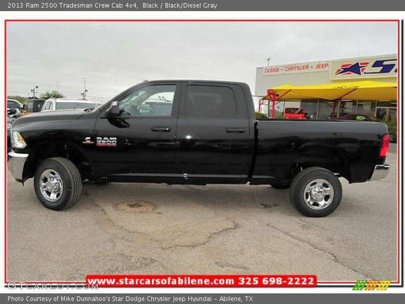 Black / Black/Diesel Gray 2013 Ram 2500 Tradesman Crew Cab 4x4