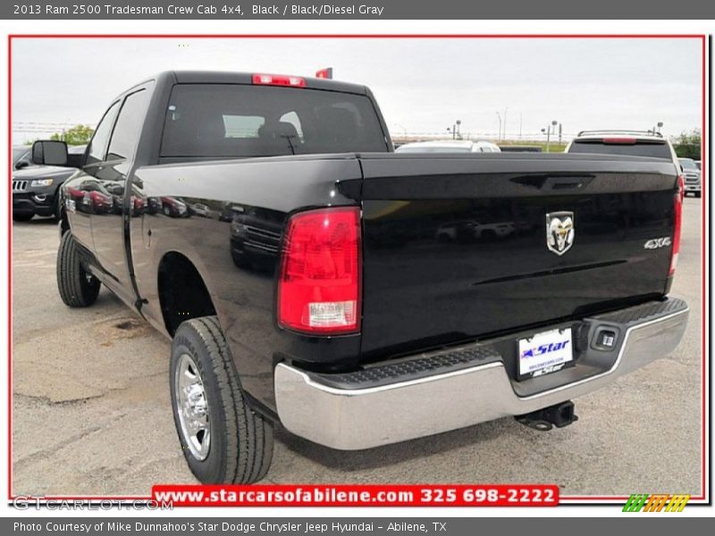 Black / Black/Diesel Gray 2013 Ram 2500 Tradesman Crew Cab 4x4