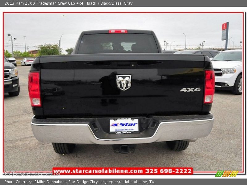 Black / Black/Diesel Gray 2013 Ram 2500 Tradesman Crew Cab 4x4