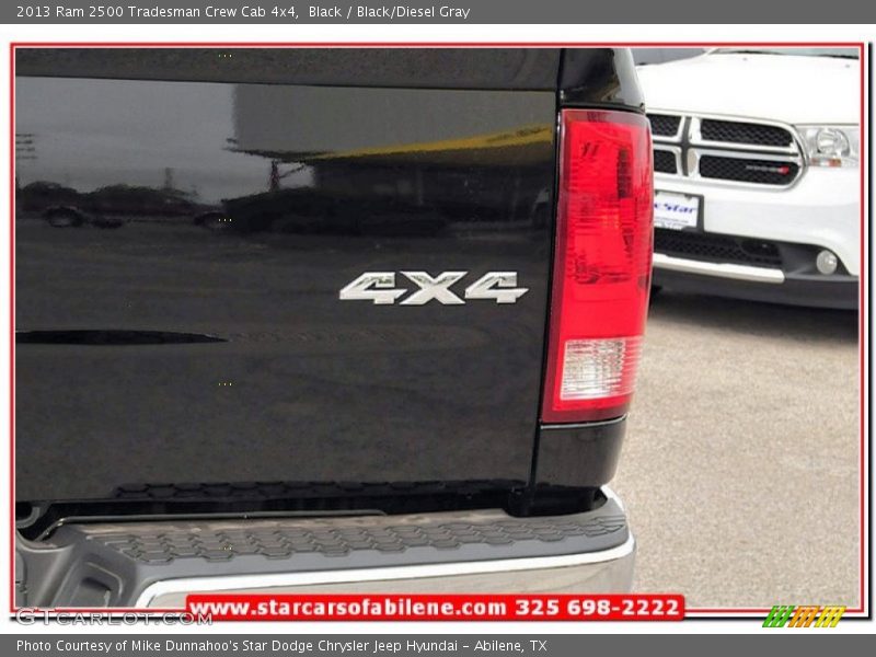 Black / Black/Diesel Gray 2013 Ram 2500 Tradesman Crew Cab 4x4