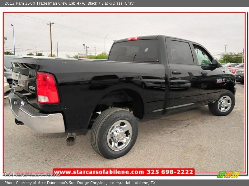 Black / Black/Diesel Gray 2013 Ram 2500 Tradesman Crew Cab 4x4