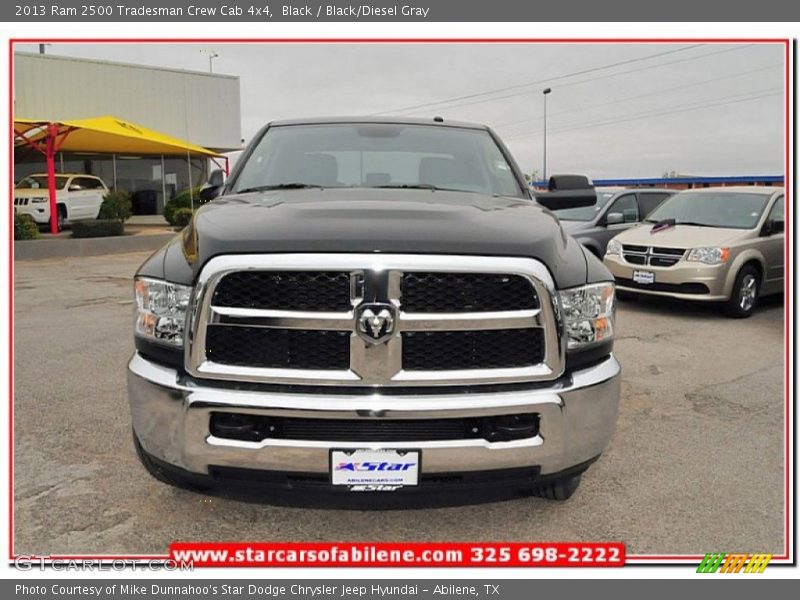 Black / Black/Diesel Gray 2013 Ram 2500 Tradesman Crew Cab 4x4