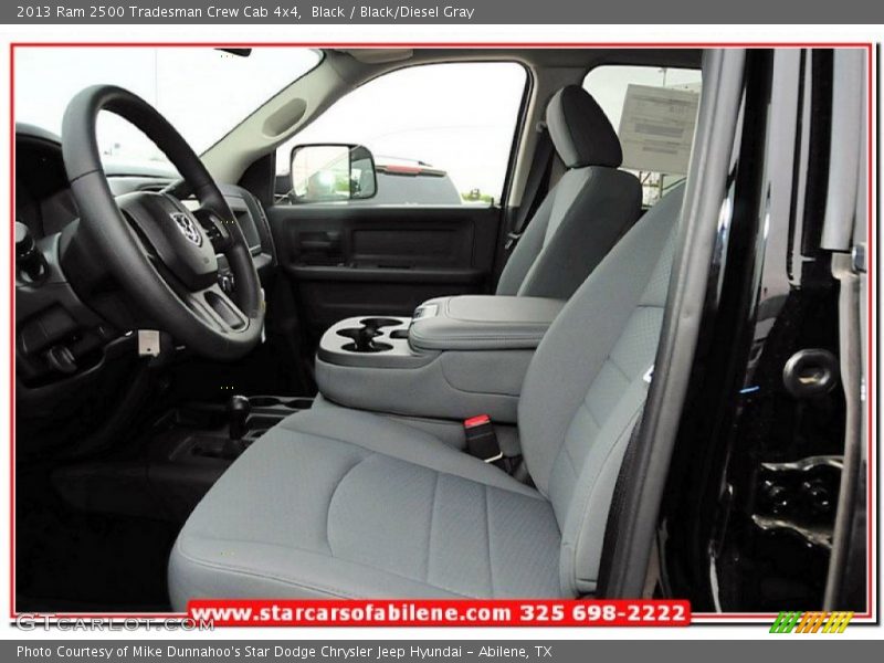 Black / Black/Diesel Gray 2013 Ram 2500 Tradesman Crew Cab 4x4