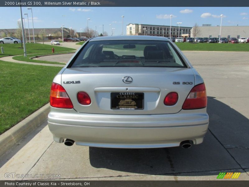 Millenium Silver Metallic / Black 2000 Lexus GS 300