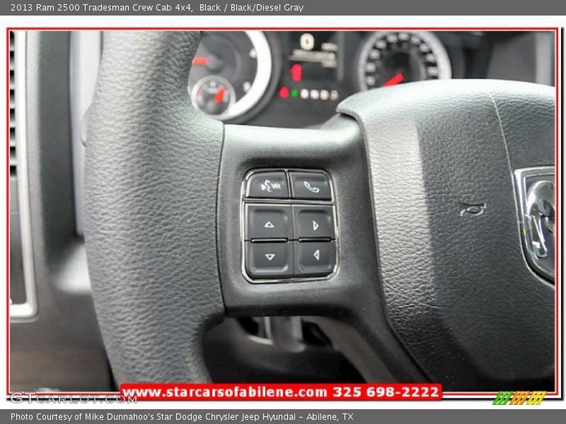Black / Black/Diesel Gray 2013 Ram 2500 Tradesman Crew Cab 4x4