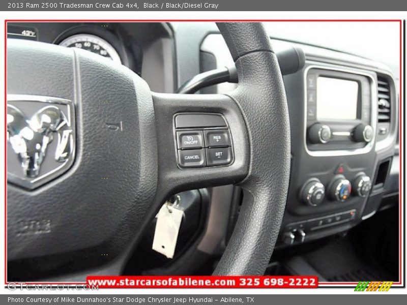 Black / Black/Diesel Gray 2013 Ram 2500 Tradesman Crew Cab 4x4