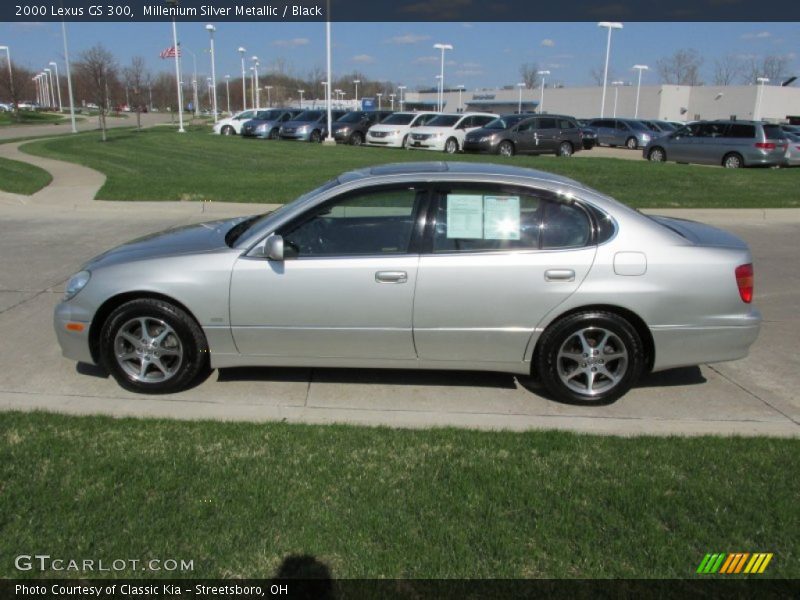 Millenium Silver Metallic / Black 2000 Lexus GS 300