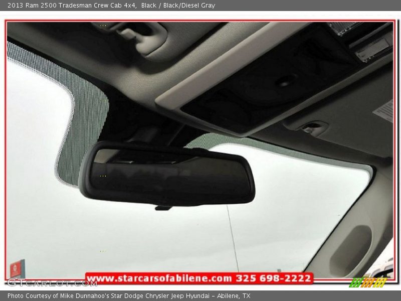 Black / Black/Diesel Gray 2013 Ram 2500 Tradesman Crew Cab 4x4