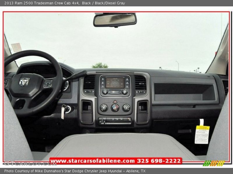 Black / Black/Diesel Gray 2013 Ram 2500 Tradesman Crew Cab 4x4