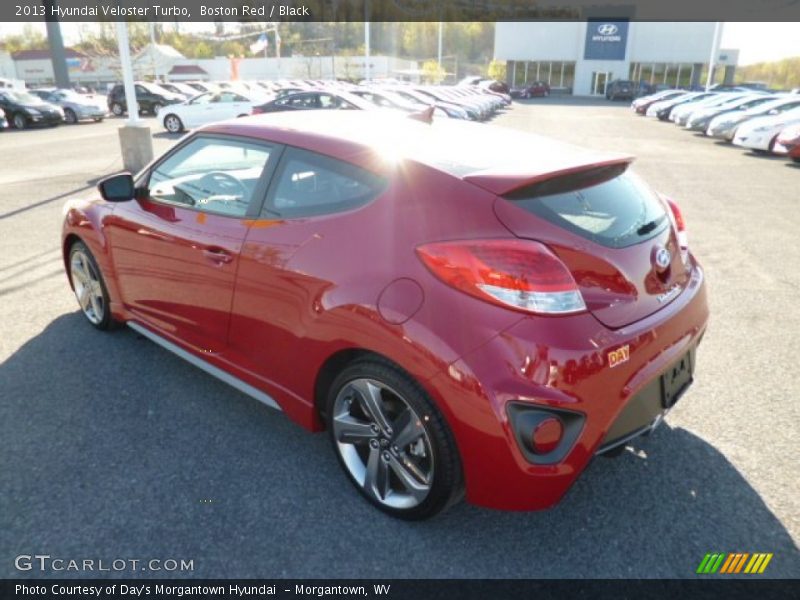 Boston Red / Black 2013 Hyundai Veloster Turbo