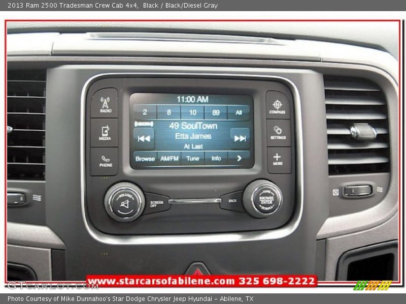 Black / Black/Diesel Gray 2013 Ram 2500 Tradesman Crew Cab 4x4