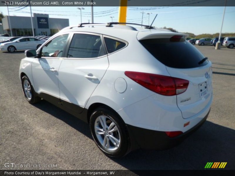 Cotton White / Black 2013 Hyundai Tucson GLS AWD