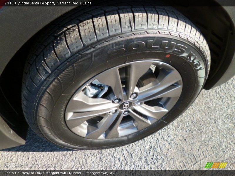 Serrano Red / Beige 2013 Hyundai Santa Fe Sport