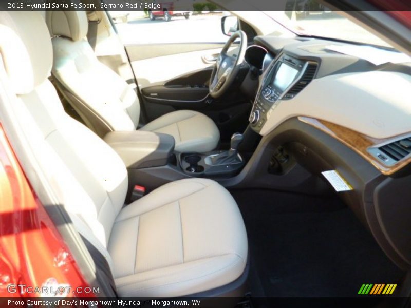 Serrano Red / Beige 2013 Hyundai Santa Fe Sport
