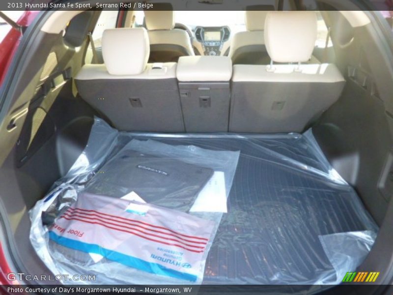 Serrano Red / Beige 2013 Hyundai Santa Fe Sport