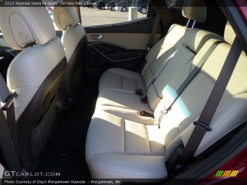 Serrano Red / Beige 2013 Hyundai Santa Fe Sport