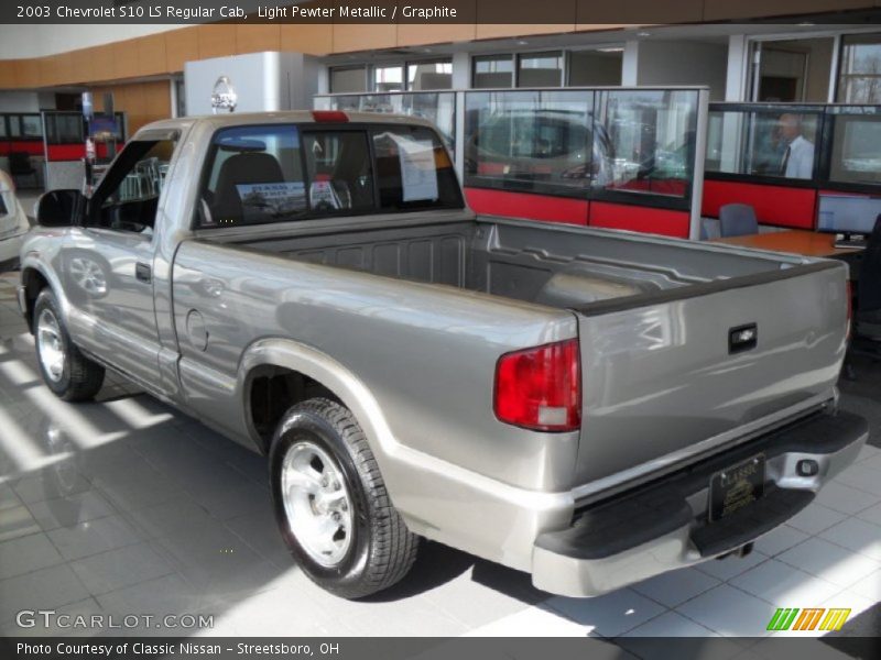 Light Pewter Metallic / Graphite 2003 Chevrolet S10 LS Regular Cab