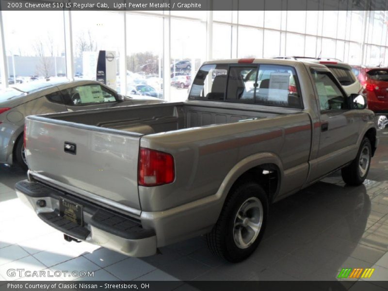 Light Pewter Metallic / Graphite 2003 Chevrolet S10 LS Regular Cab