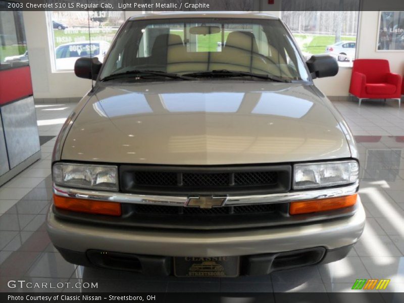 Light Pewter Metallic / Graphite 2003 Chevrolet S10 LS Regular Cab