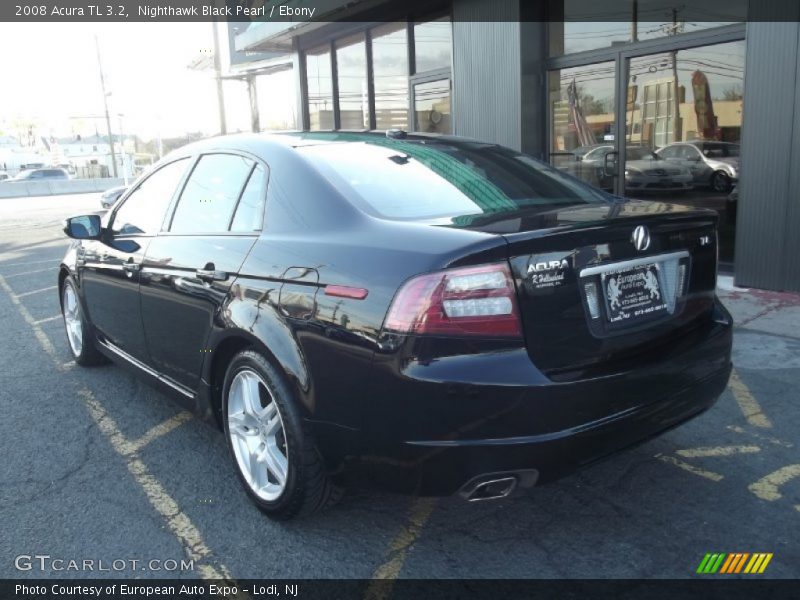 Nighthawk Black Pearl / Ebony 2008 Acura TL 3.2
