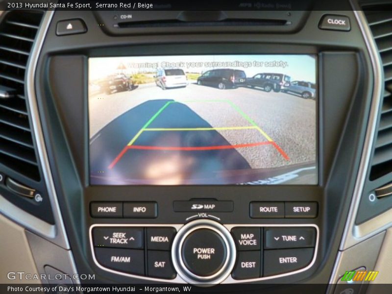 Serrano Red / Beige 2013 Hyundai Santa Fe Sport