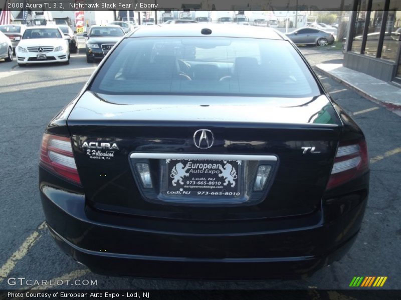 Nighthawk Black Pearl / Ebony 2008 Acura TL 3.2