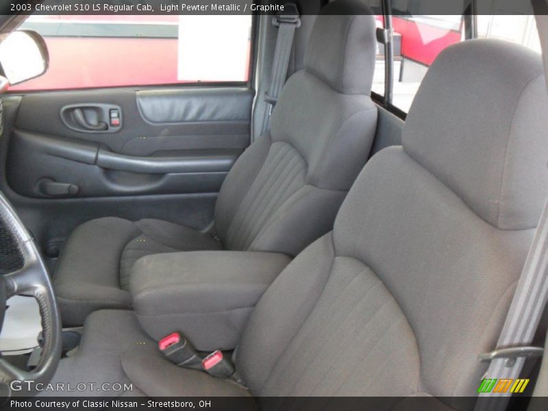 Light Pewter Metallic / Graphite 2003 Chevrolet S10 LS Regular Cab