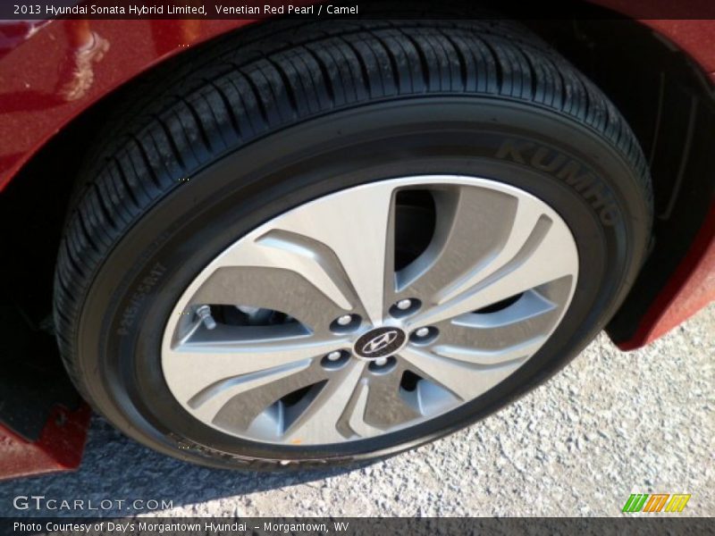 Venetian Red Pearl / Camel 2013 Hyundai Sonata Hybrid Limited